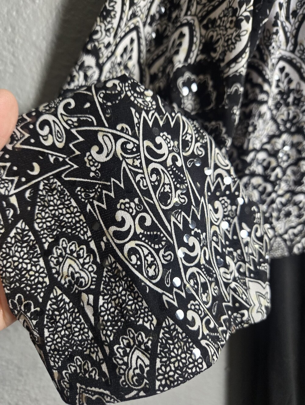 CB Established 1962 Black & White Formal Dress With Matching Jacket Size 8 - Picture 9 of 15